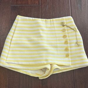 Zimmerman Yellow Striped Anchor Women's Shorts